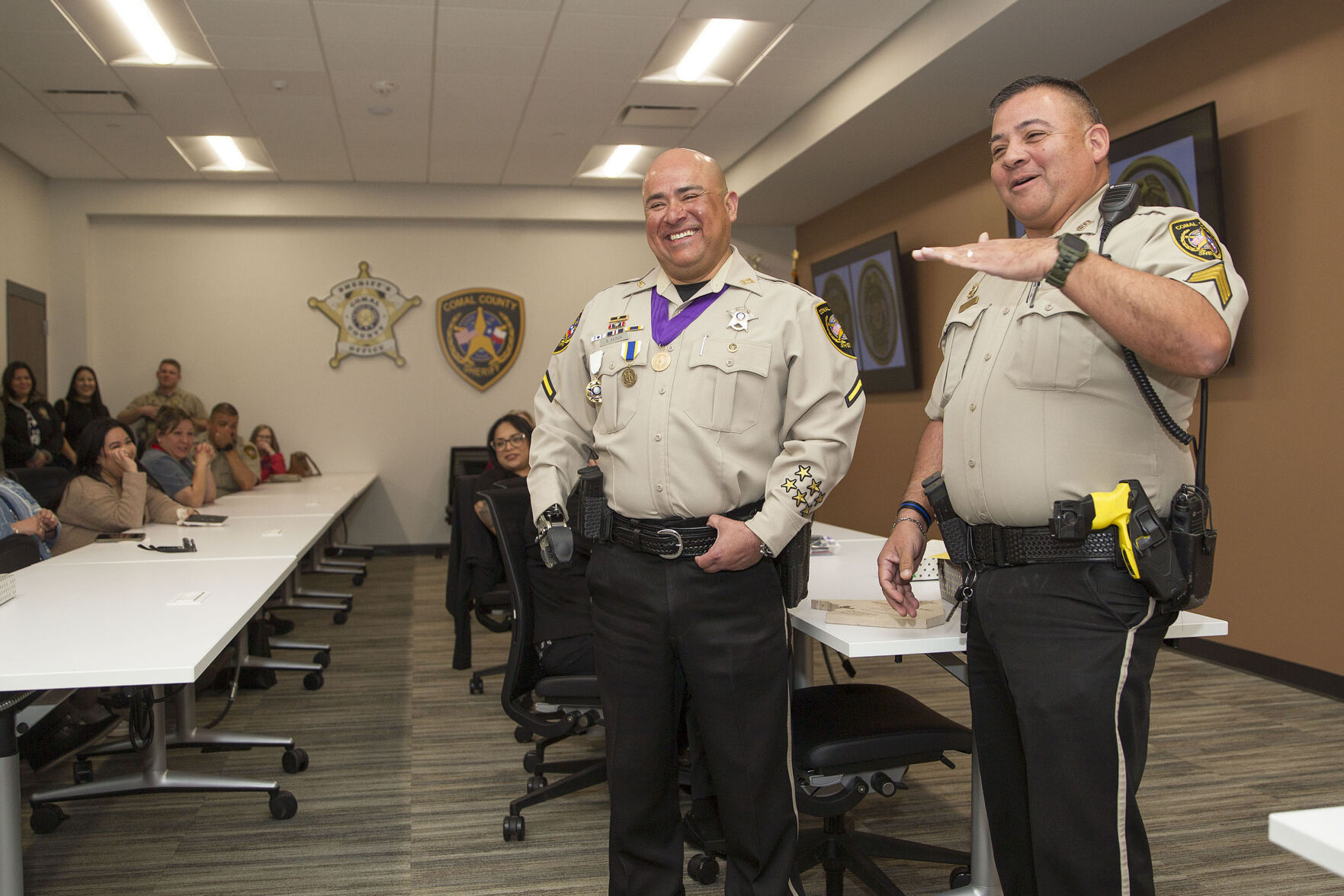 Comal County Sheriff’s Deputy Eddy Luna retires